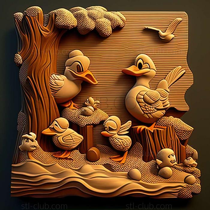 3D model Carl Barks (STL)